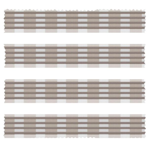 Zebra/Duplex Blinds Woven White and Cookie