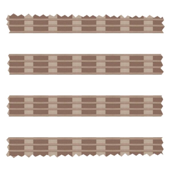 Zebra/Duplex Blinds Woven Redsand