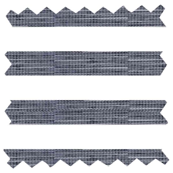 Zebra/Duplex Blind Charcoal Stripe