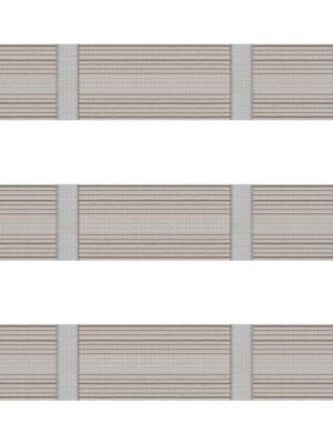 Zebra/ Duplex Blind Hampton Stripe Half White