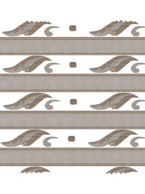 Zebra/ Duplex Blind Half White Self Design