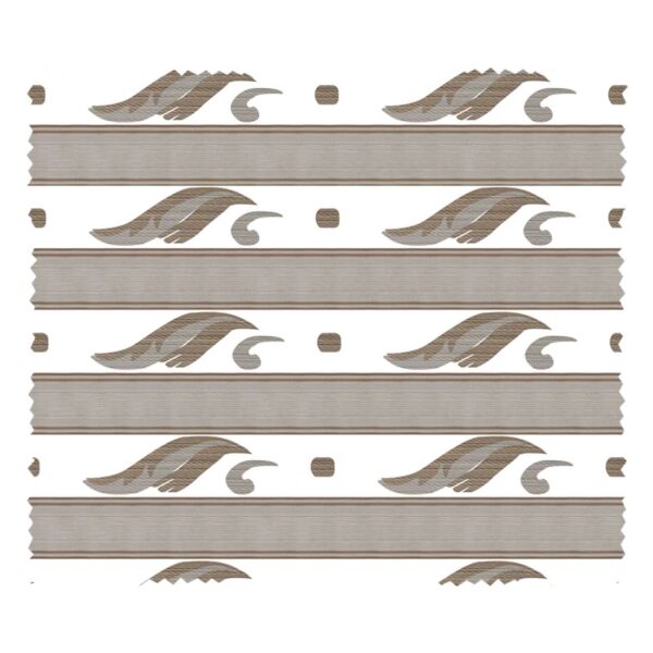 Zebra/ Duplex Blind Half White Self Design