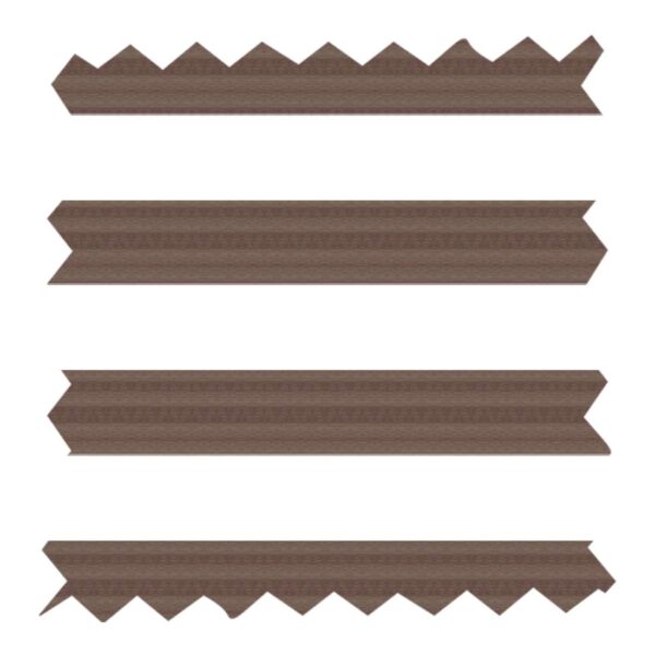 Zebra/ Duplex Blind Brown