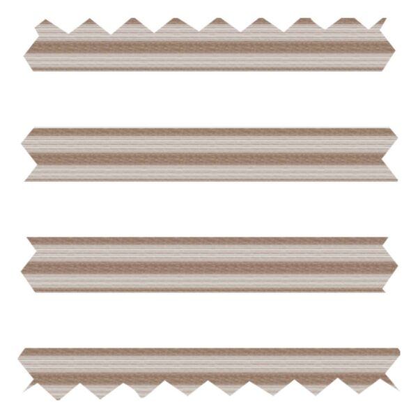 Zebra/ Duplex Blind Multi Color Mild Brown