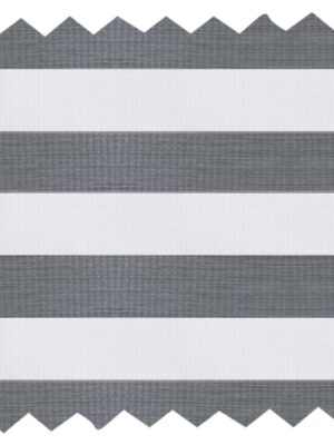 Zebra/ Duplex Blind Strom Grey