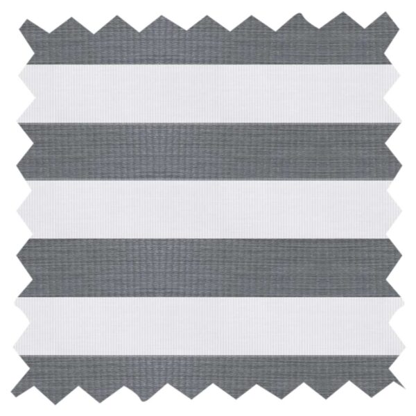 Zebra/ Duplex Blind Strom Grey