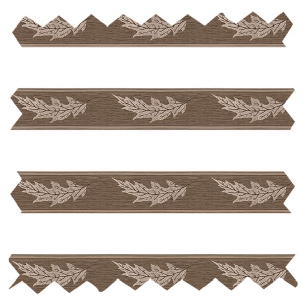 Zebra/Duplex Blinds Rust Brown Golden Leaf Self Design