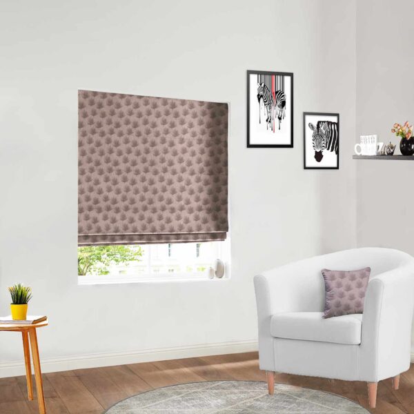 Aurora Palm Para Roman Blind