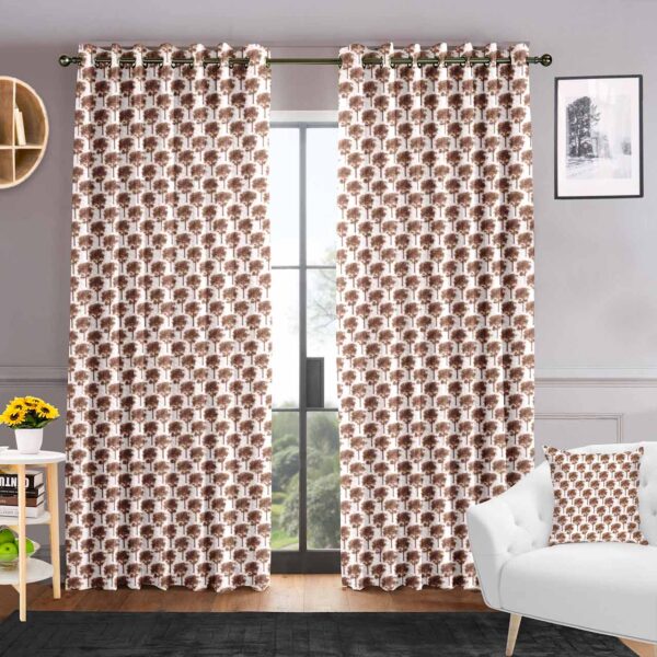 Choco Brown Kia Tree Curtain